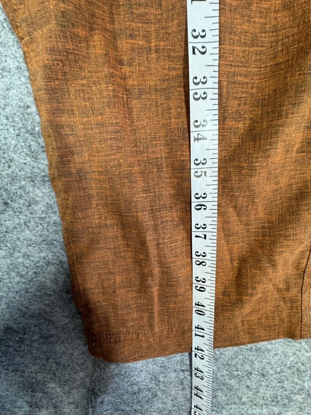 Prana Brown Pull On Hemp Blend Pants  Elastic Waist Comfy Casual Outdoor Size M - Picture 10 of 16
